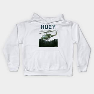 Huey Utility Helicopter Military Armed Forces Novelty Gift Kids Hoodie